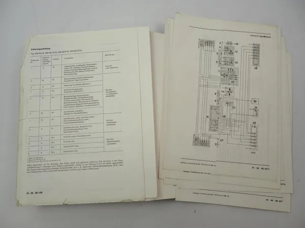 Mercedes Benz 280 S/8 SE/8 SEL/8 SL/8 300 SEL/8 SEL/9 Werkstatthandbuch ab 1968