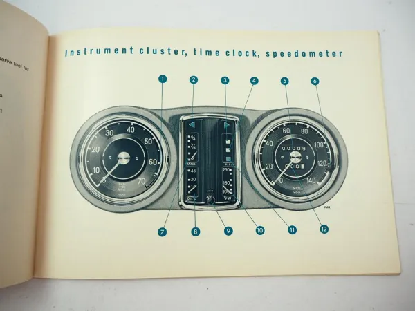 Mercedes Benz 280SE /8 Coupe Convertible 111 Owners Manual Preliminary edit 1968