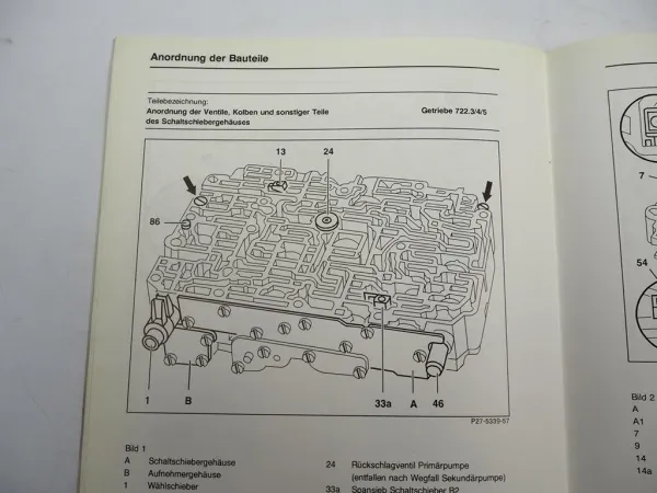 Mercedes Benz 722.3 722.4 722.5 Automatik Getriebe Werkstatthandbuch 1995
