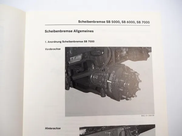Mercedes Benz Actros Atego Econic Scheibenbremse Prüfkriterien für Werkstätten