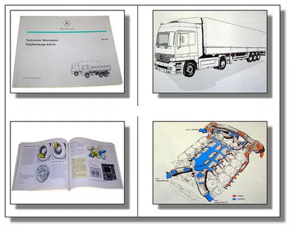 Mercedes Benz Actros technische Information Nutzfahrzeuge 1999