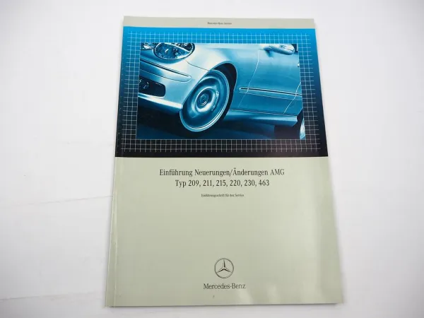 Mercedes Benz AMG W 209 211 215 220 230 463 PKW Einführung Neuerungen 2002
