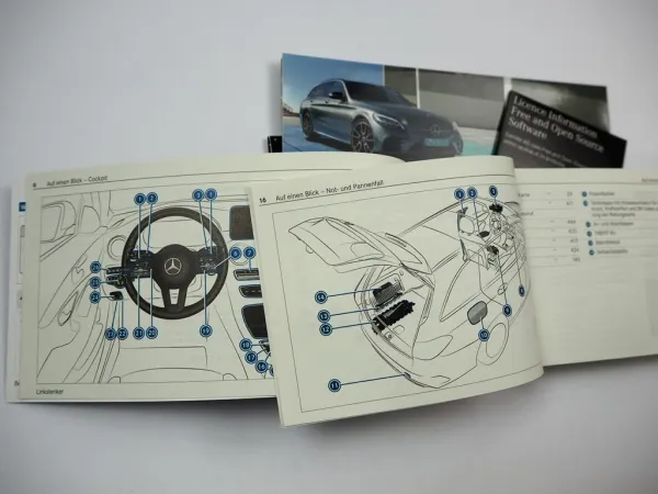 Mercedes Benz C-Klasse T-Modell S205 Betriebsanleitung 2019 Bordbuch Deutsch