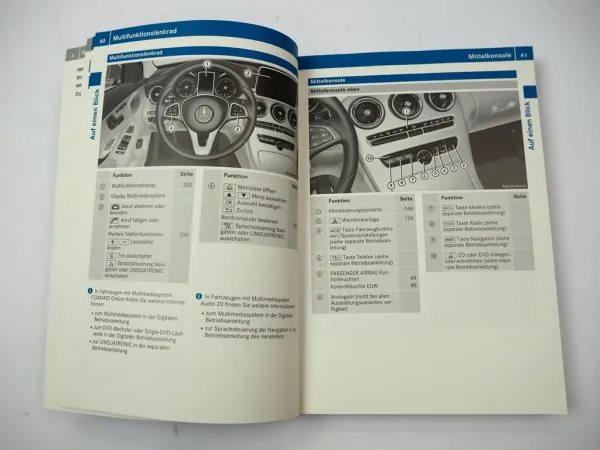 Mercedes Benz C-Klasse W205 Betriebsanleitung 2015 Bedienung Bordbuch Deutsch