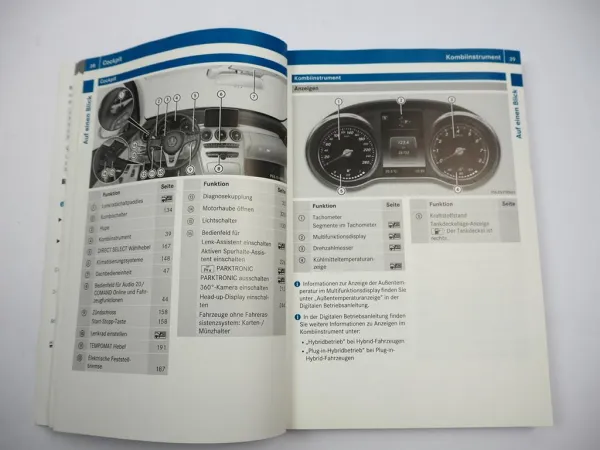 Mercedes Benz C-Klasse W205 C180-C400 Betriebsanleitung 2014 Bedienung Bordbuch