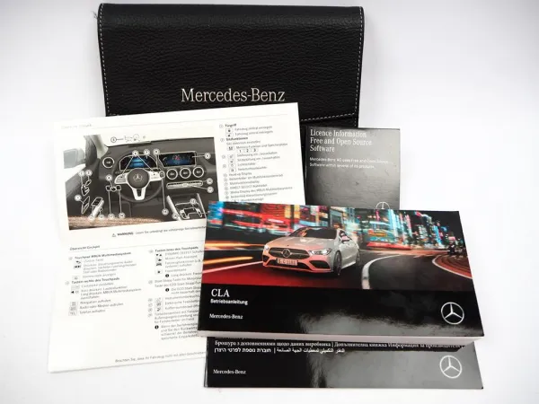 Mercedes Benz CLA Typ 118 Betriebsanleitung 2019 Bedienung Bordmappe Deutsch