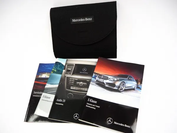 Mercedes Benz E-Klasse E212 + T-Modell S212 AMG Betriebsanleitung 2015 Bordmappe