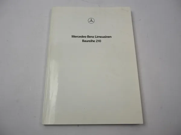 Mercedes Benz E-Klasse W210 Limousinen Einführungsschrift Modellvorstellung 1994