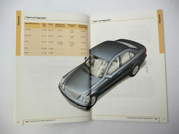 Mercedes Benz E-Klasse W211 E 220 270 CDI 240 320 500 Einführungsschrift 2002