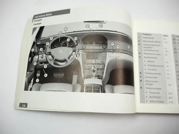 Mercedes Benz E-Klasse W211 E240 270 320 500 Betriebsanleitung Bedienung 2001