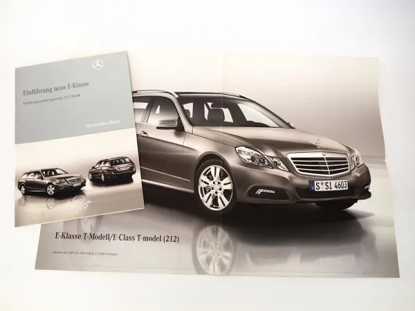 Mercedes Benz E-Klasse W212 E 220 250 300 350 500 T-Modelle Einführungsschrift