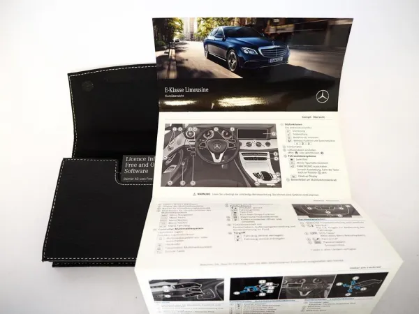 Mercedes Benz E-Klasse Limousine W213 Betriebsanleitung Bedienung 2016 Bordmappe