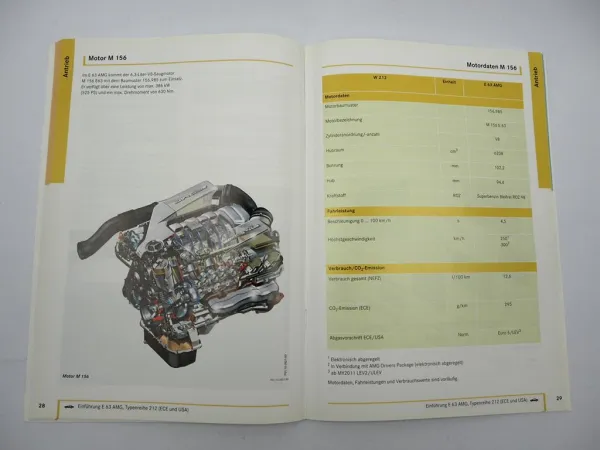Mercedes Benz E63 AMG W212 Einführungsschrift Produktinformation 2009