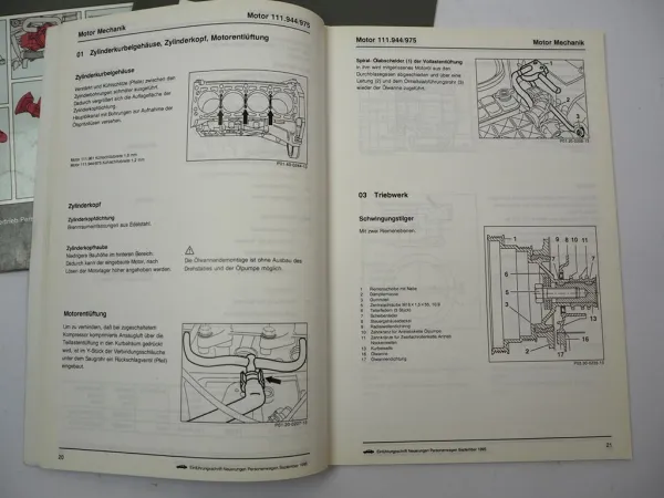 Mercedes-Benz Einführungsschriften 1993-1995 W124 R129 140 202 Werkstatthandbuch