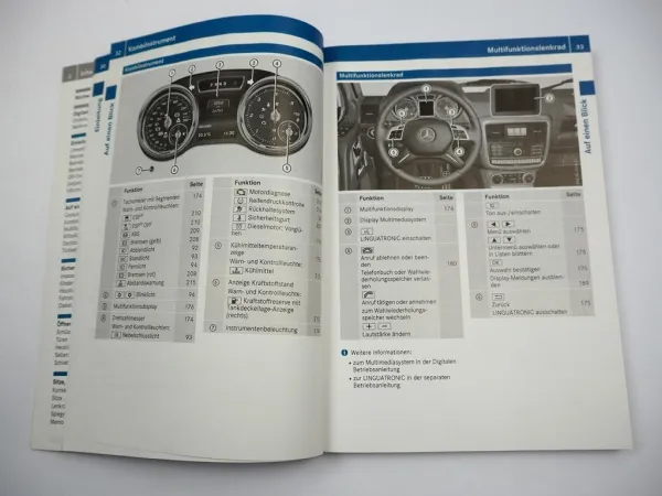 Mercedes Benz G-Klasse 463 G500 G350d AMG Betriebsanleitung Bedienung 2017 Buch