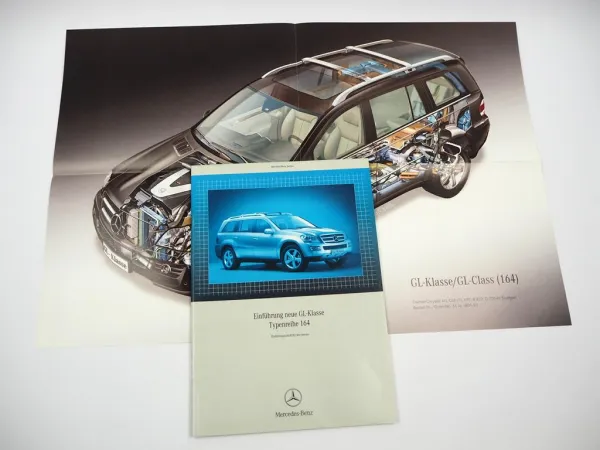 Mercedes Benz GL-Klasse Typ 164 Einführungsschrift für den Service & Poster 2006