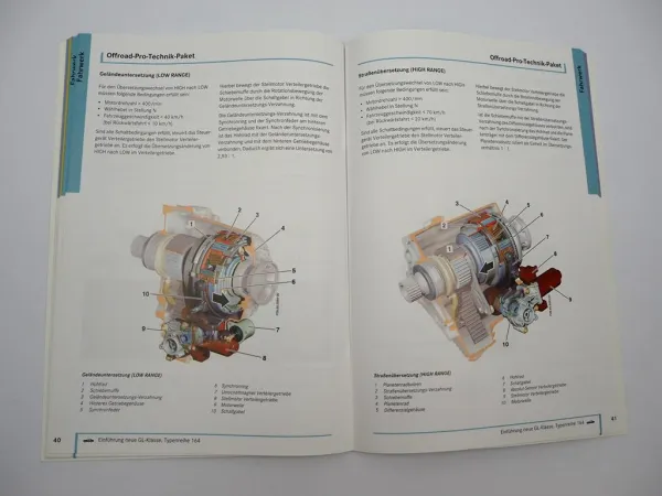 Mercedes Benz GL-Klasse Typ 164 Einführungsschrift für den Service & Poster 2006