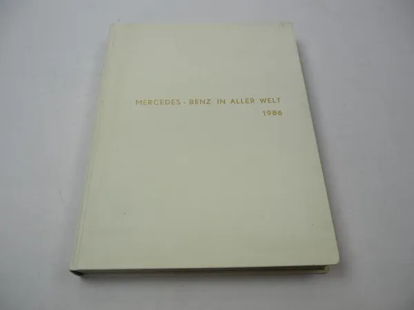 Mercedes Benz in aller Welt 6 Zeitschriften als Buch gebunden 1986