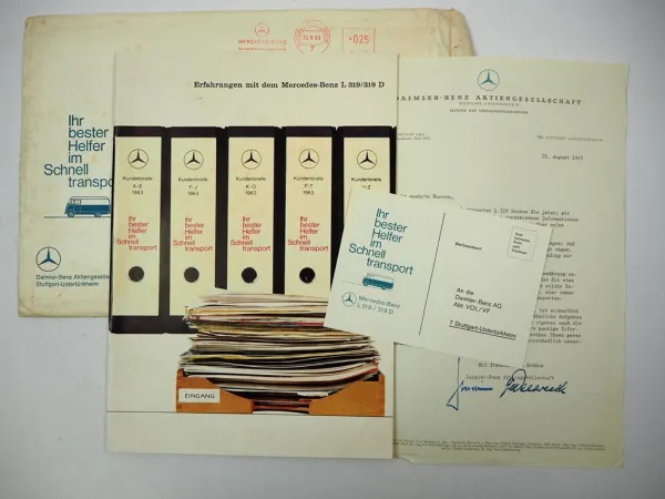 Mercedes Benz L 319 319D Düdo Erfahrungen Düsseldorfer Transporter 1963