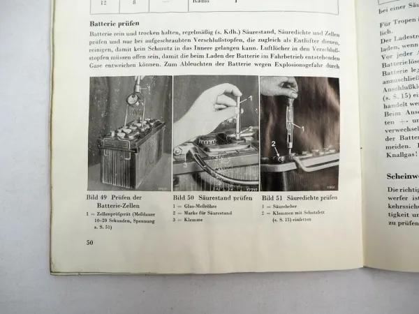 Mercedes Benz L319D O319D Transporter Bus Betriebsanleitung 1957 unvollständig