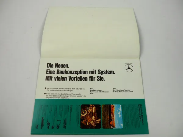 Mercedes Benz LKW 1626 1632 1719 1919 1926 1932 OM401 402 403 Prospekt