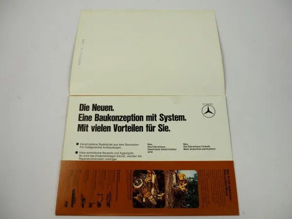 Mercedes Benz LKW 2232 6x2 6x4 2626 B 6x4 OM402 256 PS OM403 320PS Prospekt
