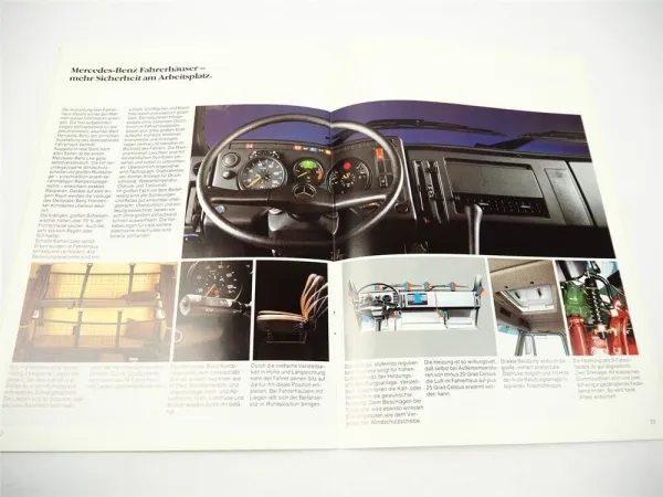 Mercedes Benz LKW Pritschenwagen 12t bis 17t 136PS bis 216PS Prospekt 1988
