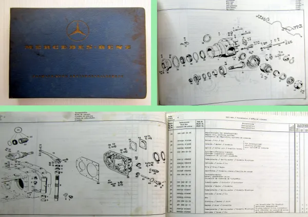 Mercedes Benz LP LPS LPK 1632 Fahrgestell 363, Ersatzteilliste 1971 Chassis
