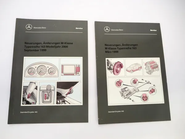 Mercedes Benz M-Klasse Typ 163 1999 Neuerungen ML 230 320 430 Einführungsschrift