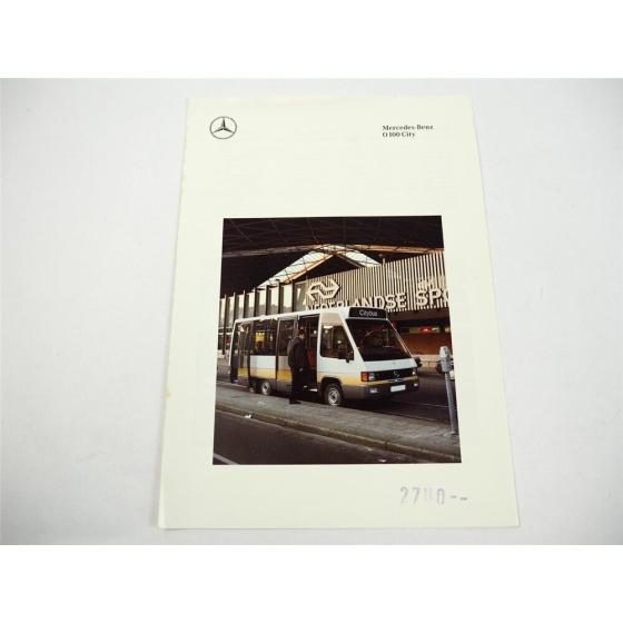 Mercedes Benz O100 City Kleinbus Zubringer Flugplatz Prospekt 1992