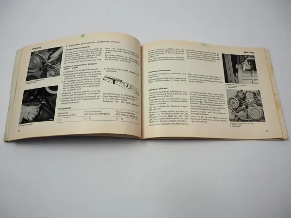 Mercedes Benz OM 364 366 A LA Industriemotor Betriebsanleitung Wartung 1993