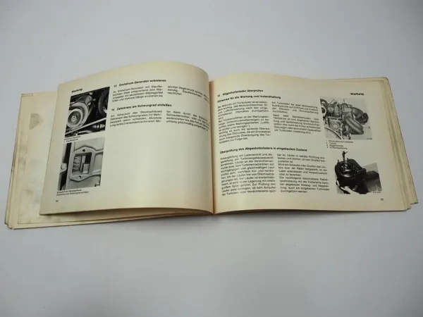 Mercedes Benz OM 401 402 403 404 A Industriemotor Betriebsanleitung Wartung 1982