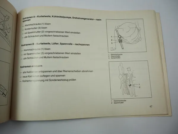 Mercedes Benz OM 401 402 441 442 443 444 A LA Betriebsanleitung Wartung 1993
