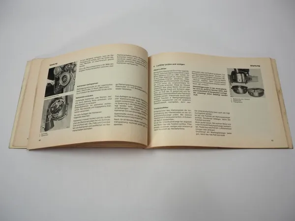 Mercedes Benz OM 421 422 423 424 / A / LA Motor Betriebsanleitung 1988