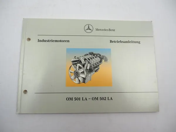 Mercedes Benz OM 501 502 LA Industriemotor Betriebsanleitung 1997