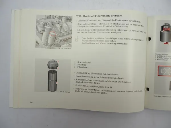 Mercedes Benz OM 501 502 LA Industriemotor Betriebsanleitung 1997