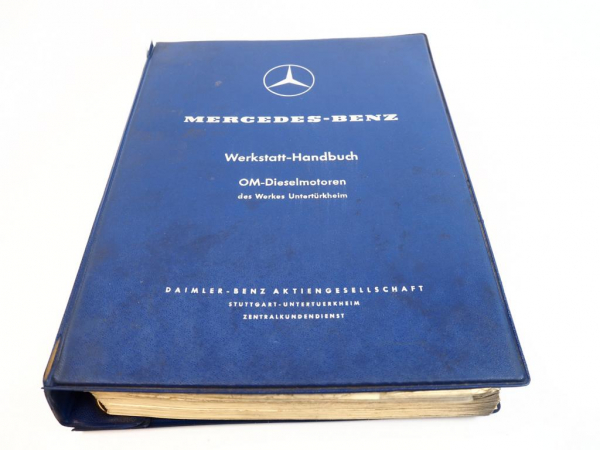 Mercedes Benz OM 636 621 Werkstatthandbuch 170 180 190 L319D O319D Unimog