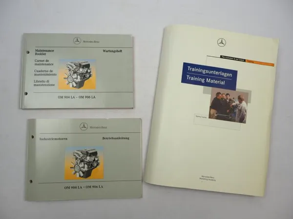 Mercedes Benz OM 904 906 LA Motor Betriebsanleitung Wartungsheft Schulung