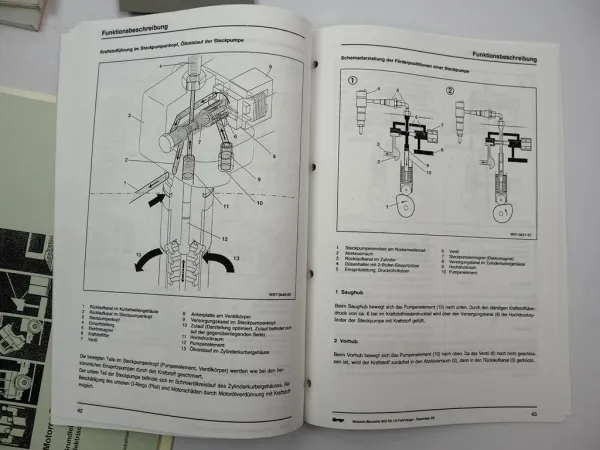 Mercedes Benz OM 904 906 LA Motor Betriebsanleitung Wartungsheft Schulung