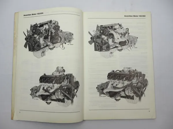 Mercedes Benz PKW 107 123 126 201 Neuerungen 1984 - 1985 Einführungsschrift