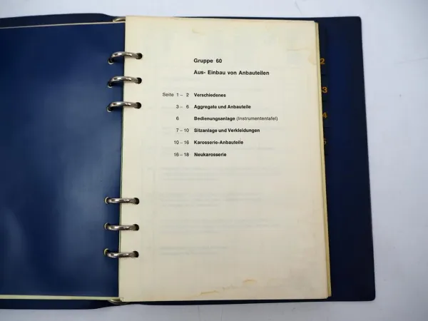 Mercedes Benz PKW Karosserie W 108 109 110 111 112 113 114 115 Arbeitswertbuch