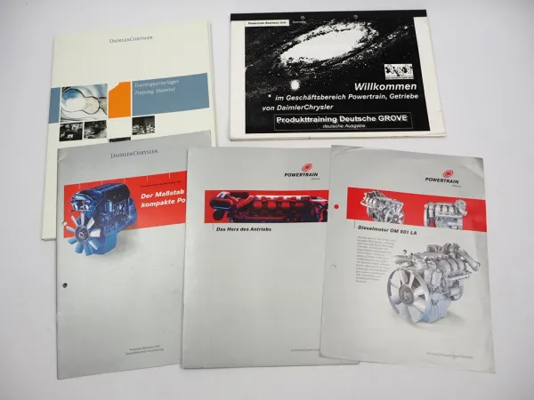 Mercedes Benz Powertrain Motor Getriebe Schulungsunterlage Service Training 1999