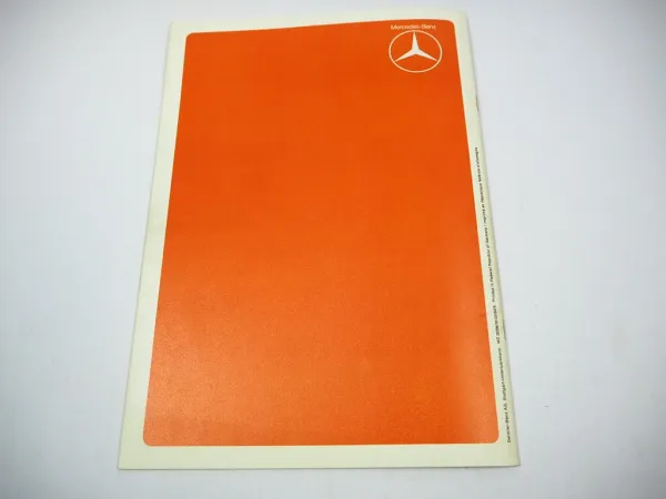 Mercedes Benz Pritschen- u. Kastenwagen Kombi Kleinbus Kipper Prospekt 04/1976