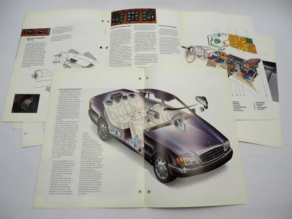 Mercedes Benz Produktinformation Vorteile S-Klasse 300 400 500 600 SE SEL 1991