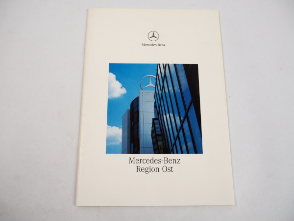 Mercedes Benz Region Ost Niederlassungen Prospekt 1996