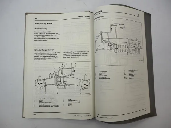 Mercedes-Benz S-Klasse W140 Motoren Schulungsunterlage - M104 M119 M120 1/1991