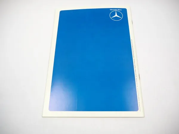 Mercedes Benz Schwere Dreiachs Pritschenwagen LKW Prospekt Programm 04/1976