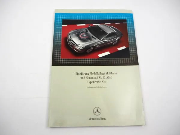 Mercedes Benz SL-Klasse R230 SL 280 350 500 600 63 AMG Einführung Neuerung 2008