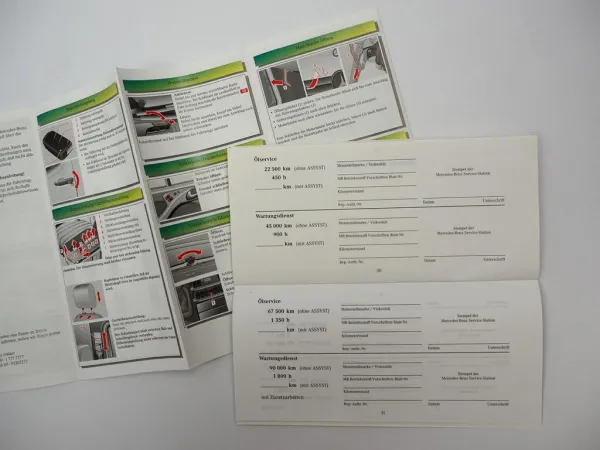 Mercedes Benz Sprinter W901 -904 Betriebsanleitung & Einführungsschrift ab 2000