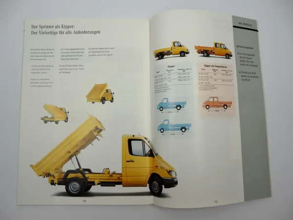 Mercedes Benz Sprinter W901 -904 Betriebsanleitung & Einführungsschrift ab 2000